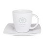 Porzellanbecher Manhattan Lunch Set mit eigenm Logo berduckt