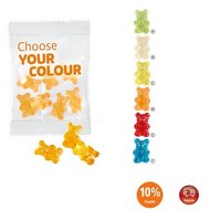 Fruchtgummi Premium Bärchen, 15g sortenrein mit Logo
