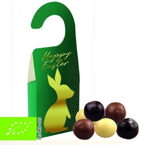  Bio Knusperkugel-Mix 12g mit Türhängerbox mit Logo