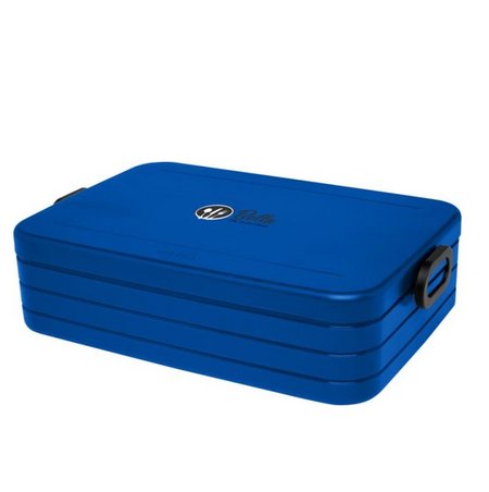 Blaue Mepal 1500 ml Take-a-break Lunchbox groß mit Logo