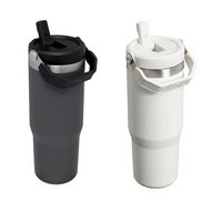 Stanley 890 ml IceFlow™ Flip Straw Thermobecher bedrucken Logo