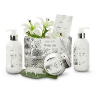 Wellness-Geschenkset Weiße Lilie mit Logo