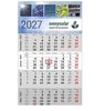 4 Monatskalender Smart Four bedruckt mit Logo