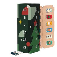 Eco High Tower Adventskalender Fairtrade bedruckt mit Logo