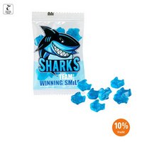 Fruchtgummi Individuell in kompostierbarem Werbetütchen 15g mit Logo