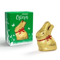 Lindt Mini Goldhase in Vollkartonage bedruckt mit Logo