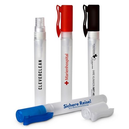 Hygienisches Handreinigungsspray 10ml mit Logo
