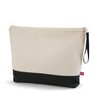 Reißverschlusstasche HEIDELBERG 37 x 27 x 6 cm Canvas- mit Kontrastboden und Trageschlaufe mit Logo