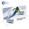 Werbe-Klappkarte  Wrigley´s Extra Professional White Kaugummi mit Logo