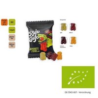 Bio Gummibärchen vegan bedrucken mit Logo 