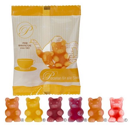 Tee-Bären im Werbetütchen bedruckt mit Logo