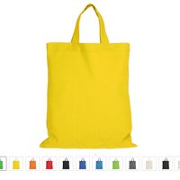 Baumwolltasche Midi 28x32 cm mit kurzen Henkeln mit Logo