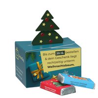 Geschenkbox Mini Weihnachten Alpenmilch-Schokotäfelchen bedruckt mit eigenem Logo