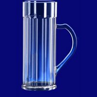 Doppler-Krug 2l SAN glasklar mit Logo