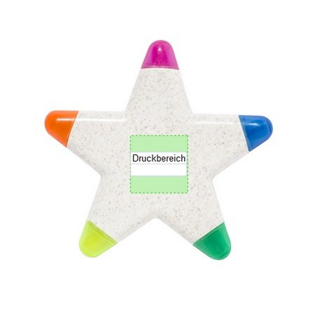 Druckbereich Textmarker Set Pentar