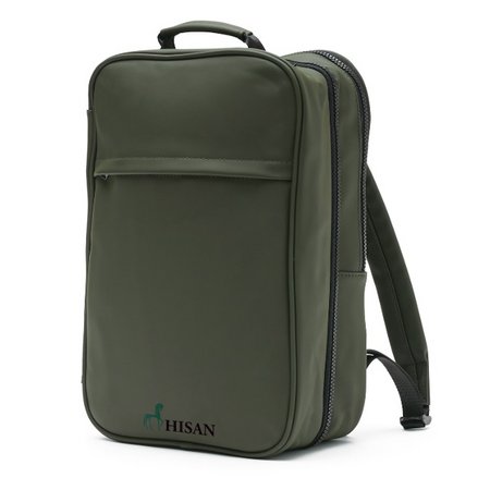 Grüner VINGA Baltimore Travel Rucksack mit Logo