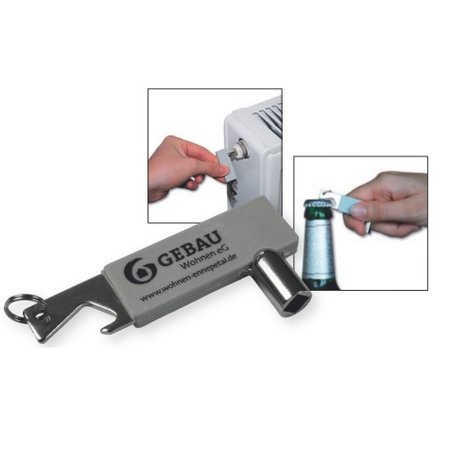 Heizungsentlüfter mit Kapselheber und Logo