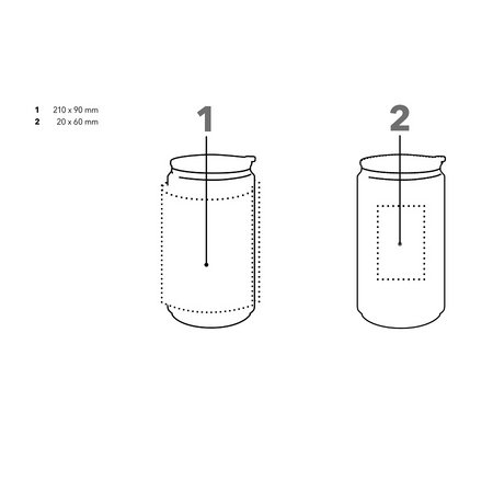 King Can Mini Vakuum-Thermodose 0,26l mit Druckfläche