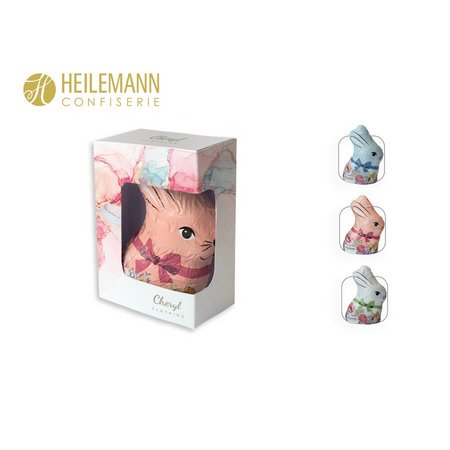 Heilemann Bunter Osterhase 50g in Werbebox mit Logo