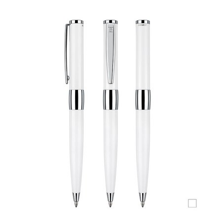 Senator Kugelschreiber Image White Line bedruckt mit Logo