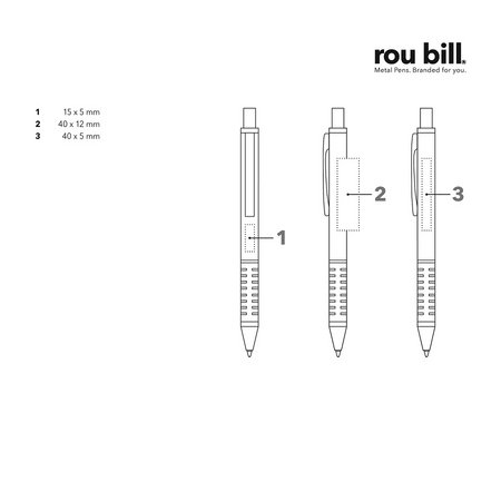Senator Kugelschreiber Star Tec Alu Druckfläche für Logo