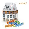 3D Präsent Haus mit Merci Petits mit Logo