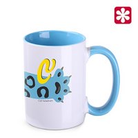 Keramikbecher Evergreen mit eigenem Logo bedrucken
