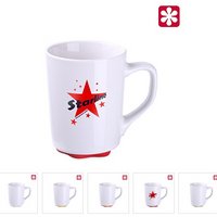Keramikbecher Ivory mit eigenem Logo bedruckt