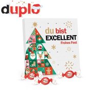 Tisch Adventskalender duplo mit Logo