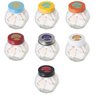 Bonbonglas mini, gefüllt mit ca. 30 gr. Herzbonbons bedruckt mit Logo