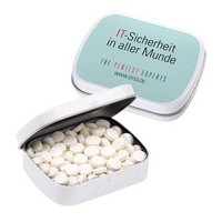 Klappdeckeldose Vitamindragees 20g bedruckt mit Logo