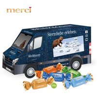 3D Präsent Transporter mit Merci Petits mit Logo