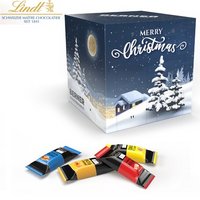 Adventskalender Würfel Lindt Hello mit Logo