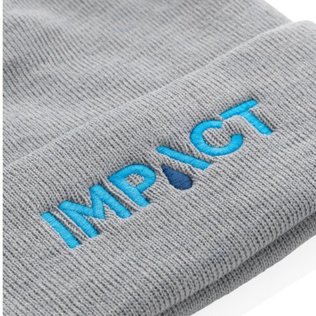 Bestickung Impact Polylana® Beanie mit AWARE™ Tracer mit Logo
