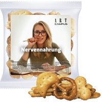 KräckerMix 12g Express Maxi-Tüte mit Etikett mit bedrucktem Logo