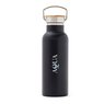 Schwarze VINGA Miles Thermosflasche 500 ml mit Logo