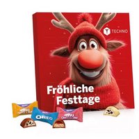Tisch-Adventskalender Milka Favourites mit Logo