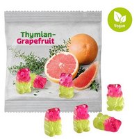 Vegane Thymian-Grapefruit Bärchen 20g mit Logo