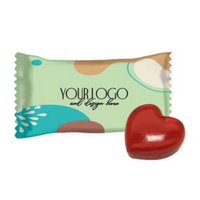 Herz Bonbon mit Logo