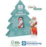 Weihnachtsbaum mit Nikolaus mit eigenem Logo