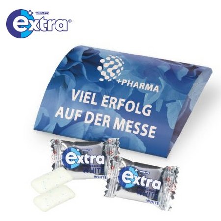 Werbebriefchen fresh Wrigley´s Extra White Kaugummi mit Logo