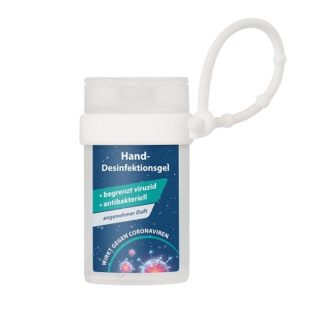 50ml Flasche Sonnenschutz-Lotion LSF 50 als Werbegeschenk mit Loopi
