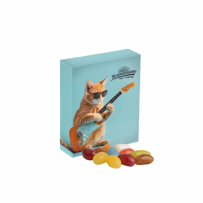 Box mit Jelly Beans mit Logo