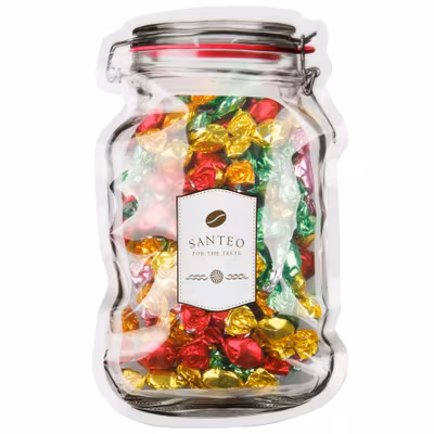 Briefkasten-Weckglas maxi mit Logo 