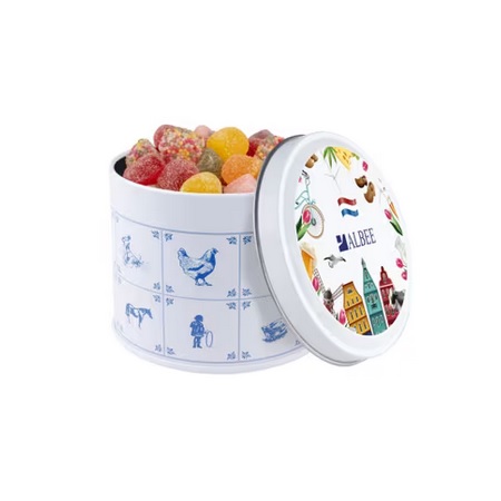 Delfter Blau Dose mit Logo