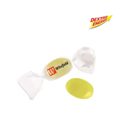 Dextro Energy sweets in einer Verpackung (pro Kilo) mit Logo