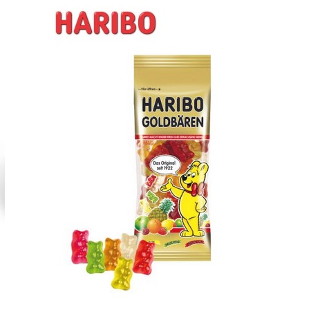 Füllung 3D Präsent Container mit Haribo Goldbären