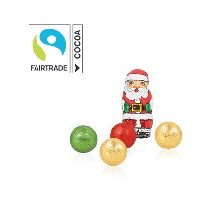 Füllung 3D Präsent LKW mit Fairtrade Schokolade mit Logo