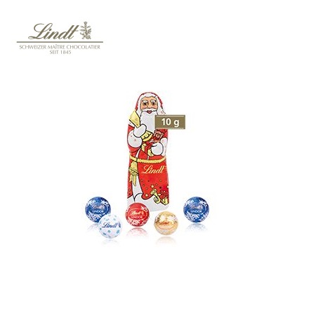 Füllung Santa Werbebox Lindt mit Logo