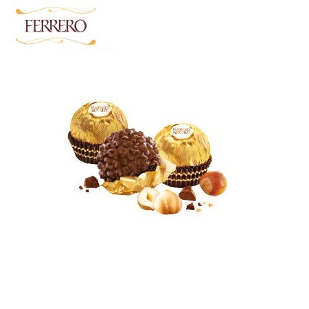 Füllung Wand-Adventskalender mit Ferrero Rocher  Inlay aus Papierfaser mit Logo